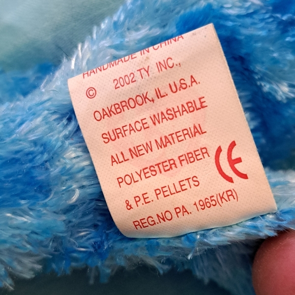 SLEDGE 2002 Hammerhead Shark Ty Beanie Baby - Picture 5 of 5